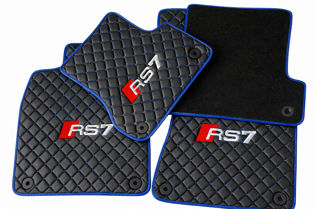 For Audi RS7 Car Floor Mats Custom fit Leather for all Audi RS7 Model Waterproof Carpet Liner