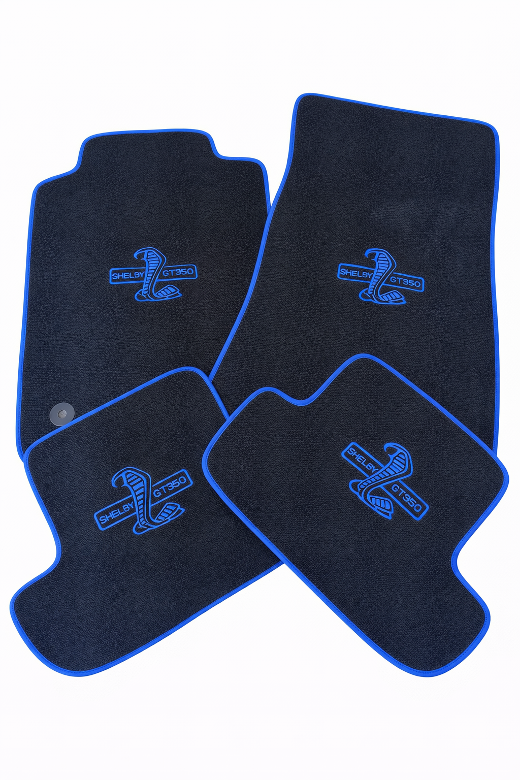 For All Shelby GT350 Model Carpet Car Floor Mats Custom fit for GT350 Design Carpet Liner