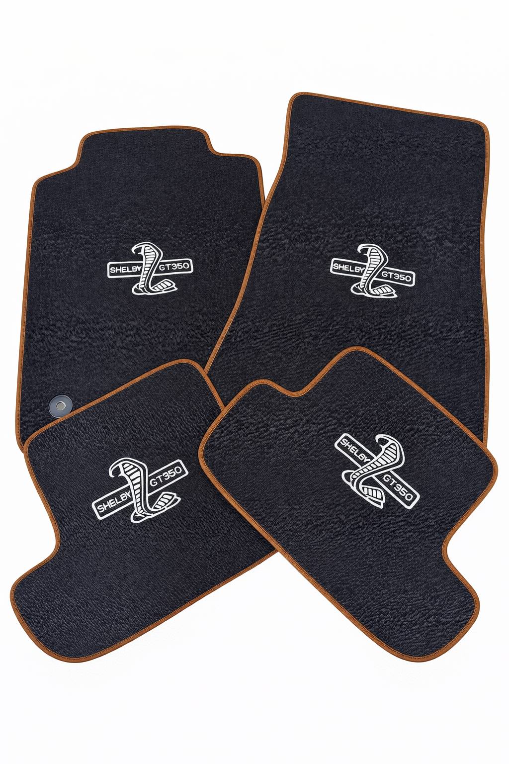 For All Shelby GT350 Model Carpet Car Floor Mats Custom fit for GT350 Design Carpet Liner