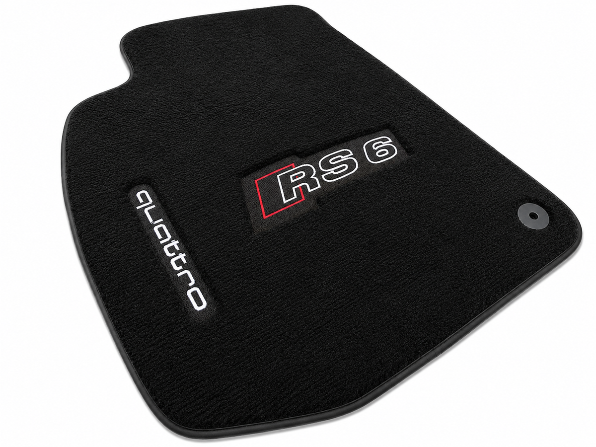 Audi Car Floor Mat, ( RS3-RS4-RS5-RS6-RS7-RS Q8 ) Custom Carpet Floor Mat