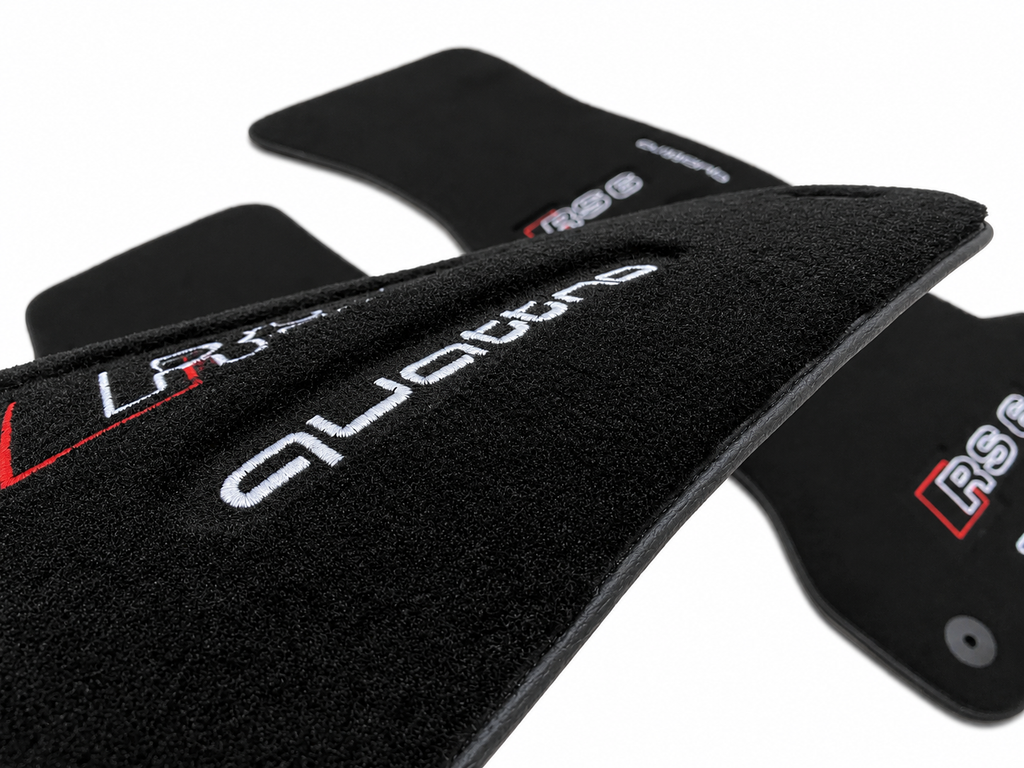 Audi Car Floor Mat, ( RS3-RS4-RS5-RS6-RS7-RS Q8 ) Custom Carpet Floor Mat