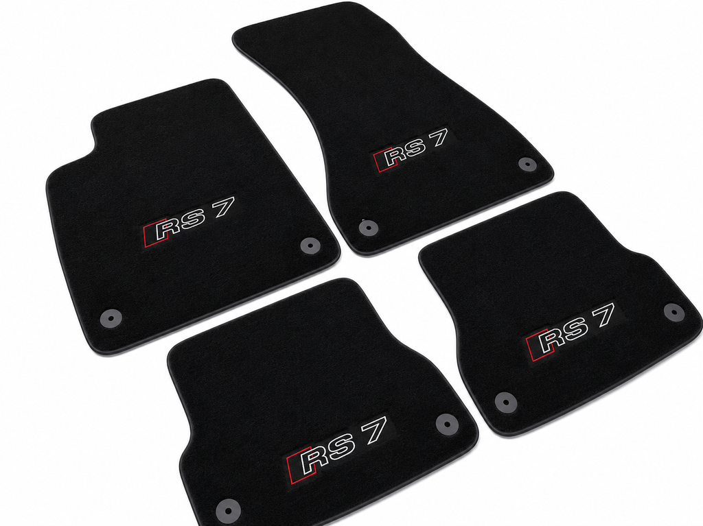 Audi Car Floor Mat, ( RS3-RS4-RS5-RS6-RS7-RS Q8 ) Custom Carpet Floor Mat