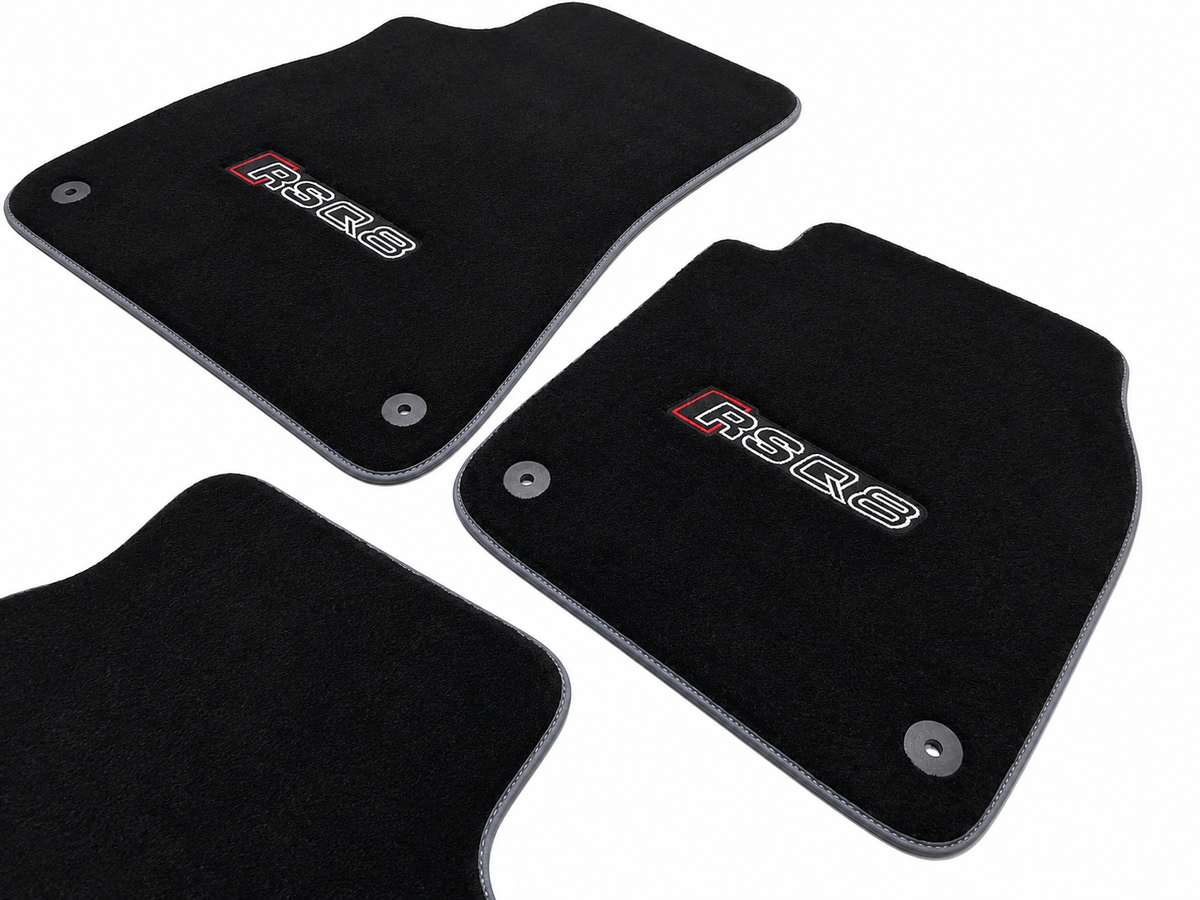 Audi Car Floor Mat, ( RS3-RS4-RS5-RS6-RS7-RS Q8 ) Custom Carpet Floor Mat