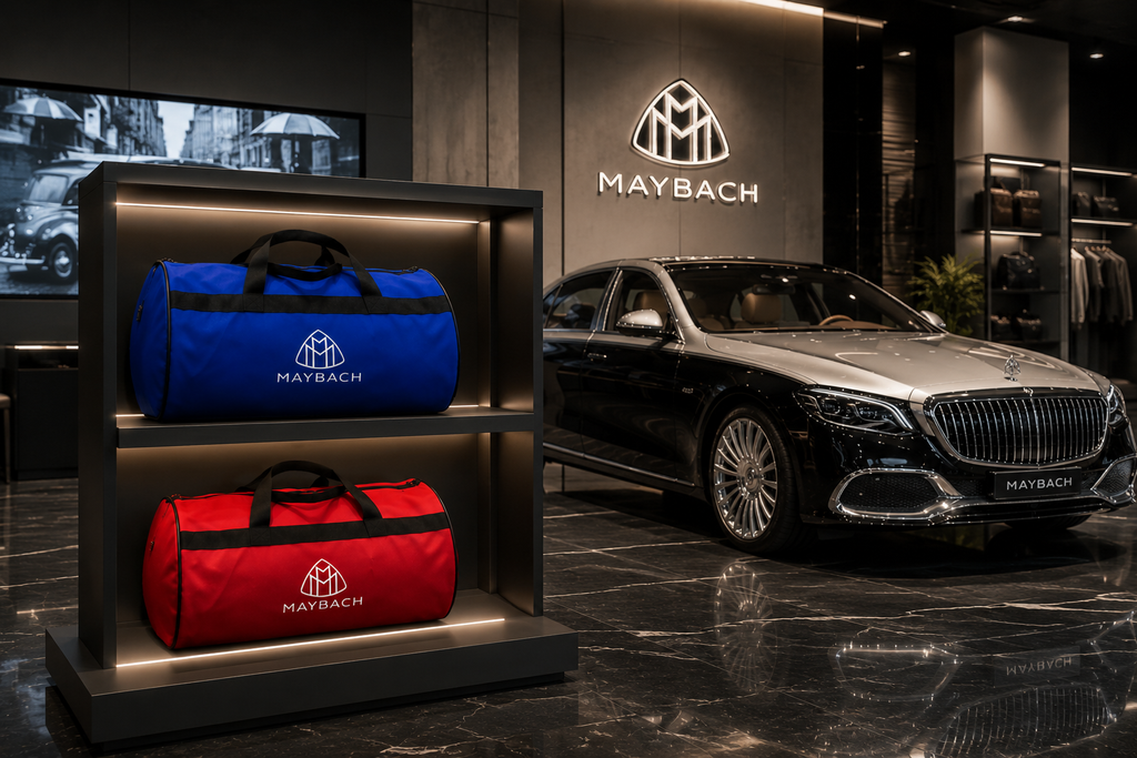 Luxury MAYBACH Duffel Bag - Trunk Bag 12" × 20"