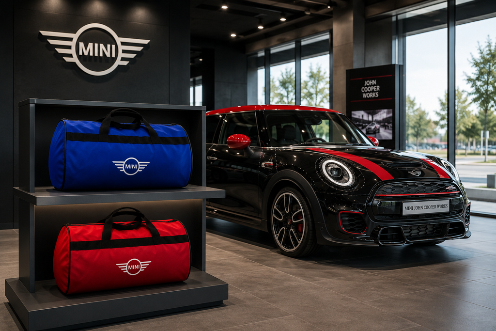 Luxury Mini Cooper Duffel Bag - Trunk Bag 12" × 20"