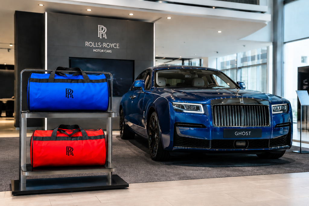 Luxury Rolls Royce Duffel Bag - Trunk Bag 12" × 20"