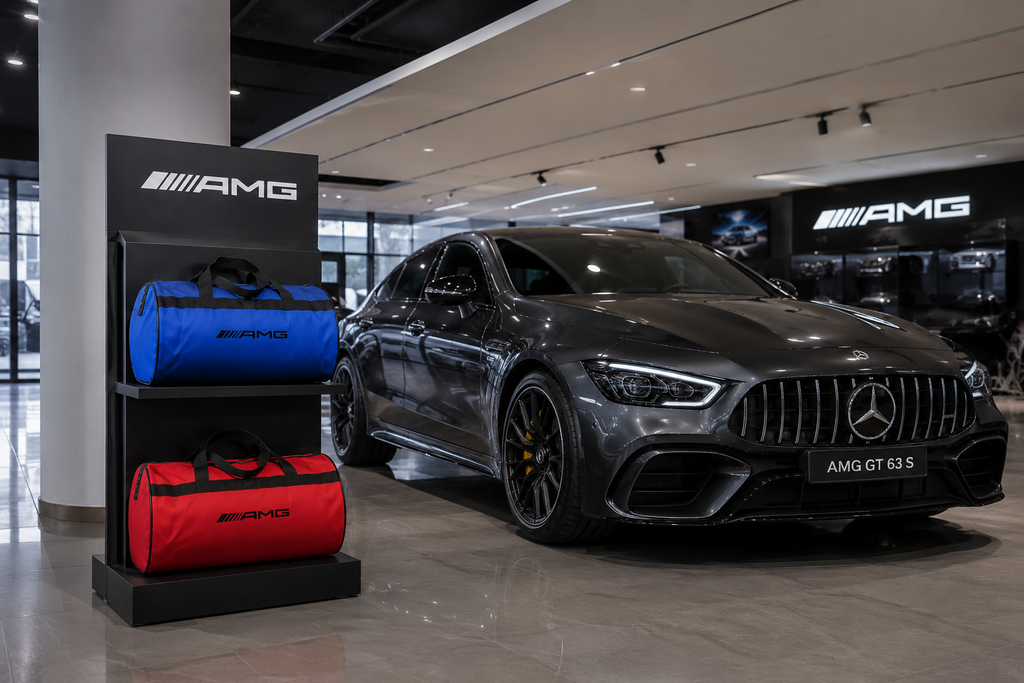 Luxury Mercedes-Benz AMG Duffel Bag - Trunk Bag 30x50 cm