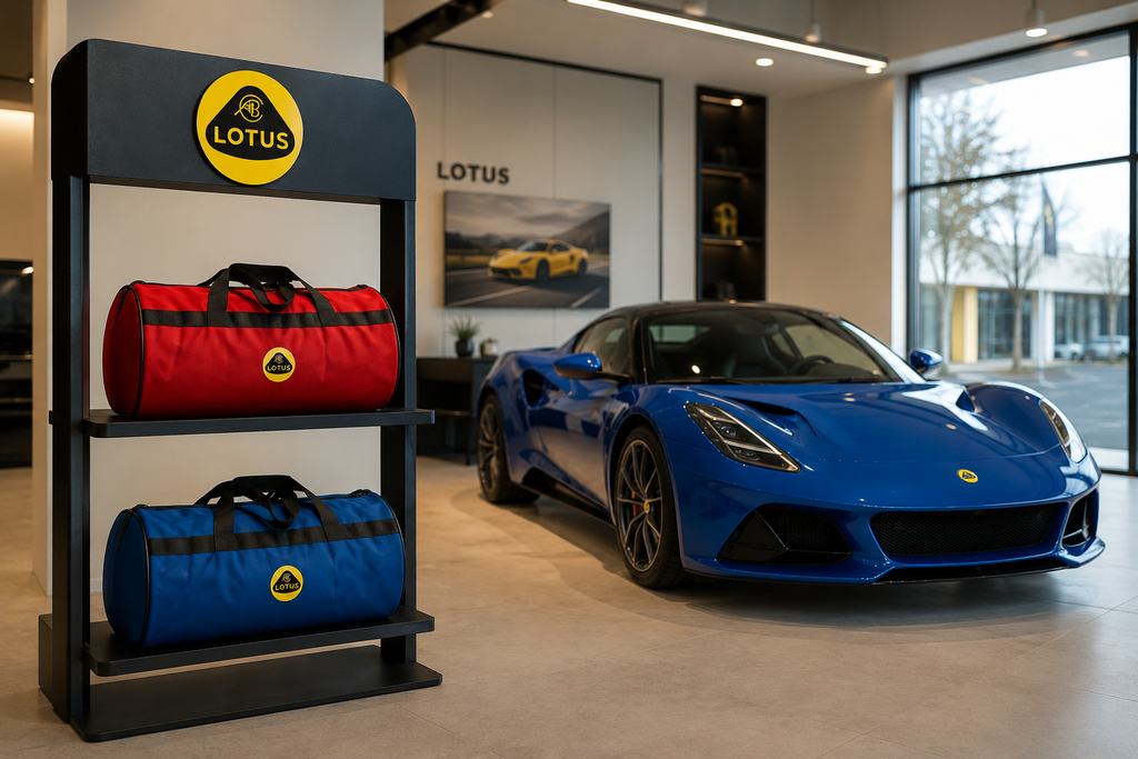 Luxury Lotus Duffel - Trunk Bag 12" × 20"