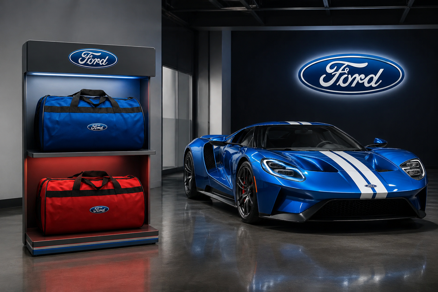 Luxury Ford Duffel Bag - Trunk Bag 30x50 cm