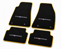 Camaro Floor Mats - Carpet Velour Mats For Camaro with Custom Stitch Logo