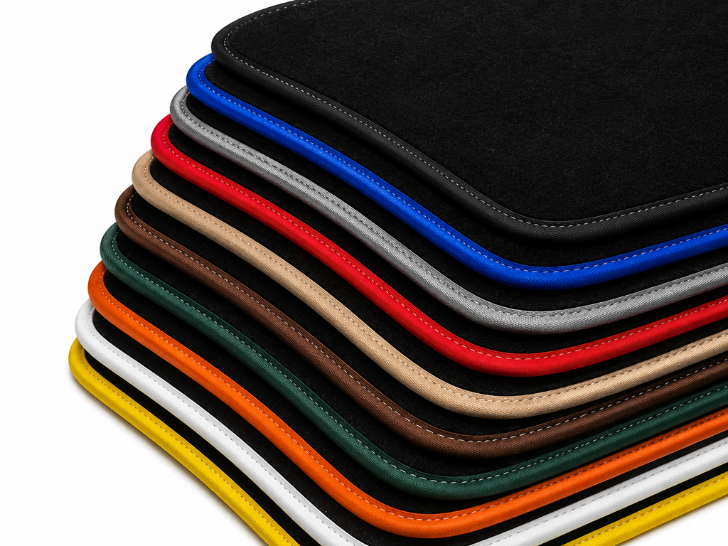 Camaro Floor Mats - Carpet Velour Mats For Camaro with Custom Stitch Logo