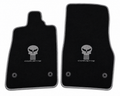 Corvette Jake Skull Carpet Floor Mat, Custom Car Mat