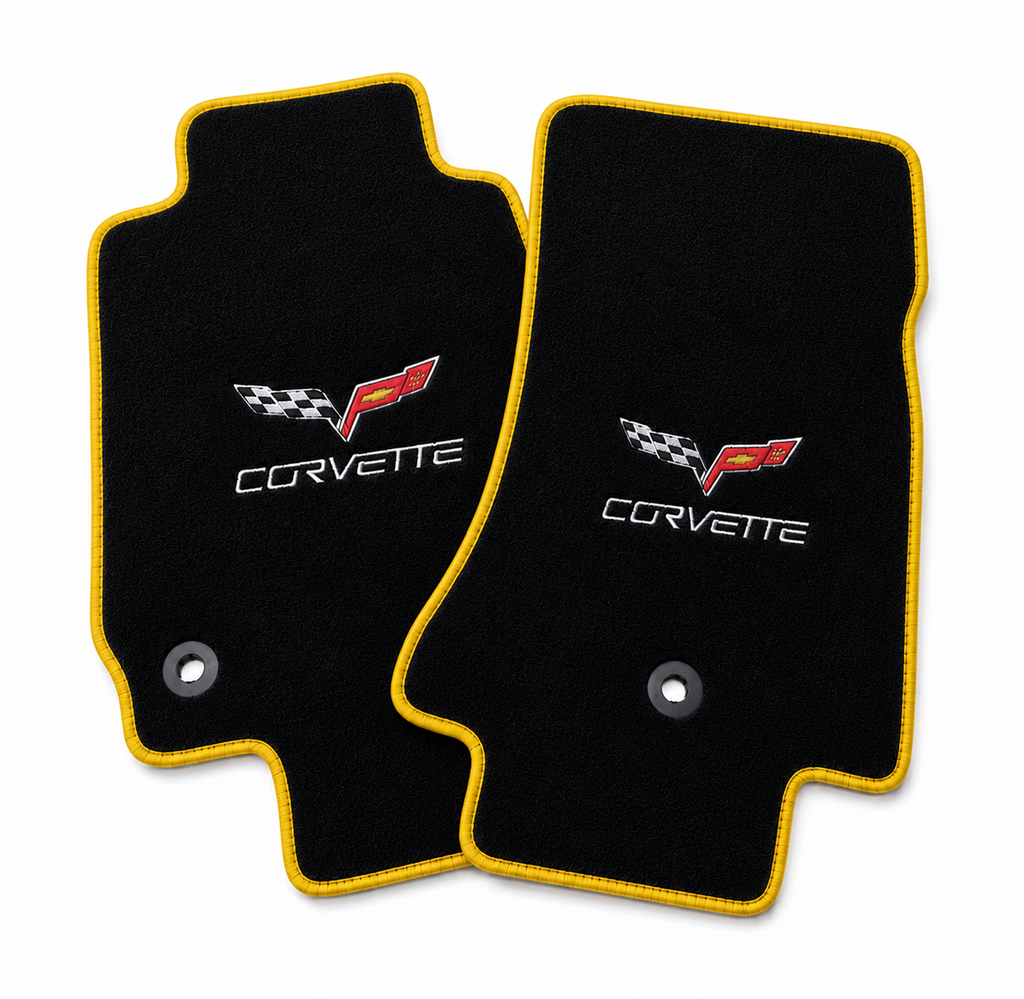 Corvette C6 Car Floor Mat, Custom Car Mat