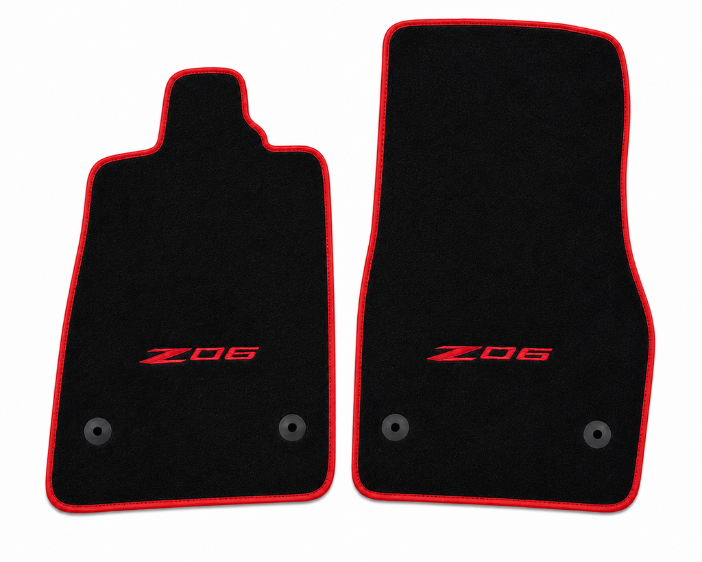 Corvette C7 Carpet Car Floor Mats, Custom Mat