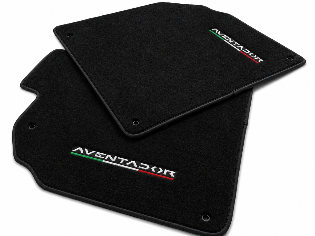 Lamborghini Aventador Car Floor Mat, Lamborghini Custom Carpet Floor Mat