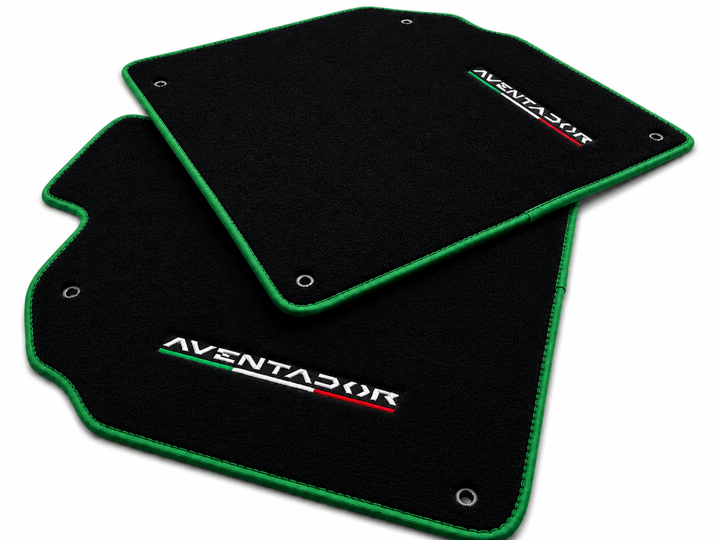 Lamborghini Aventador Car Floor Mat, Lamborghini Custom Carpet Floor Mat