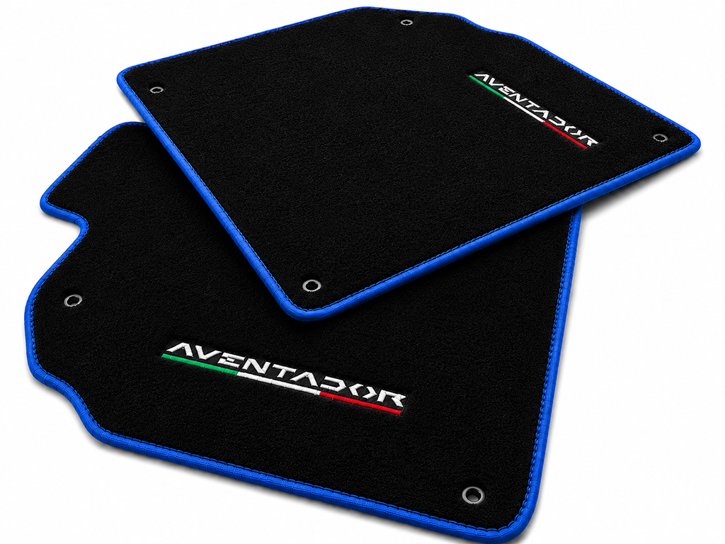 Lamborghini Aventador Car Floor Mat, Lamborghini Custom Carpet Floor Mat