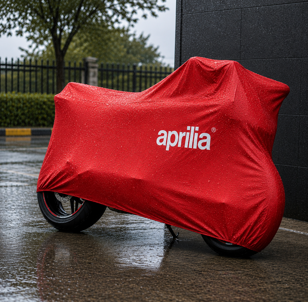 Aprilia Motorcycle Protective Outdoor Cover – Rain, Sun & Dust Resistant