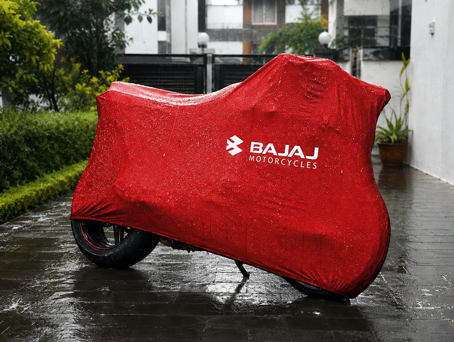 BAJAJ Motorcycle Protective Outdoor Cover – Rain, Sun & Dust Resistant