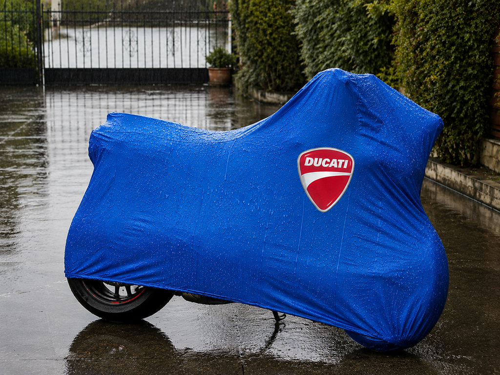 Ducati Motorcycle Protective Outdoor Cover – Rain, Sun & Dust Resistant