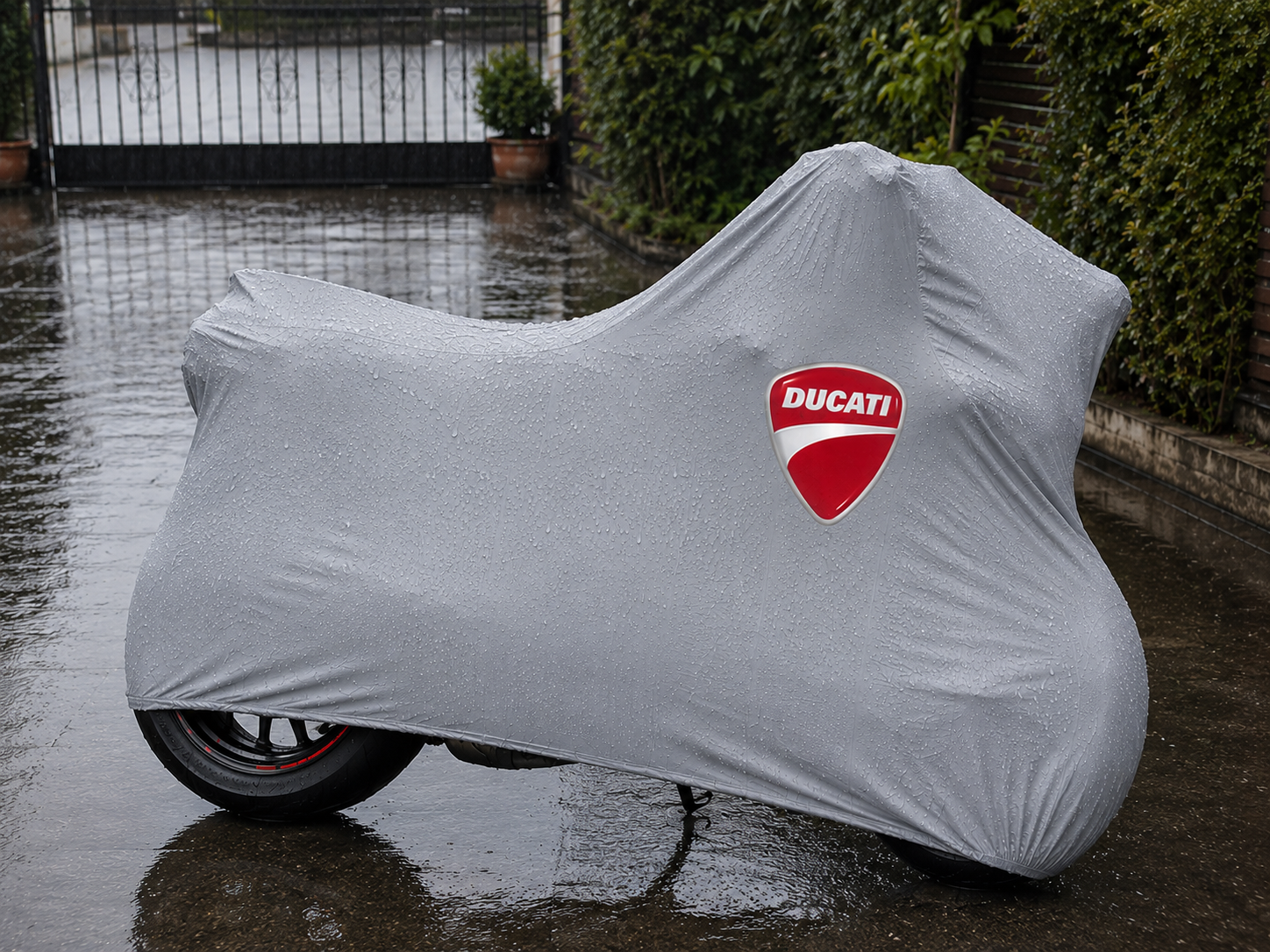 Ducati Motorcycle Protective Outdoor Cover – Rain, Sun & Dust Resistant