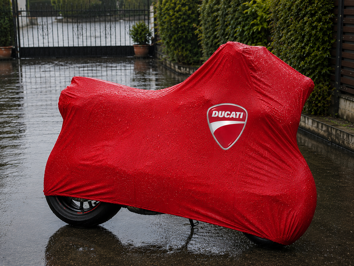Ducati Motorcycle Protective Outdoor Cover – Rain, Sun & Dust Resistant