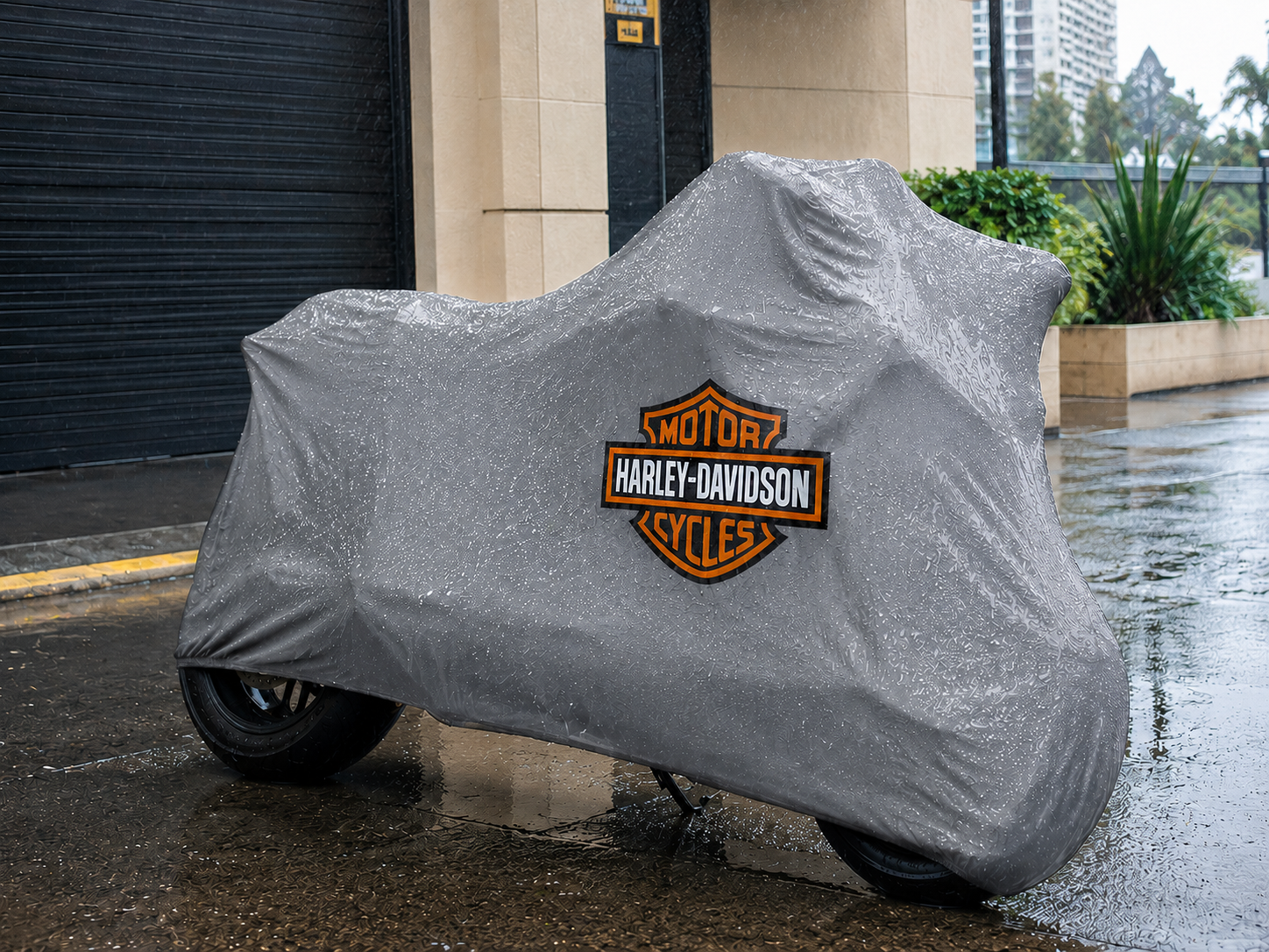 Harley Davidson Motorcycle Protective Outdoor Cover – Rain, Sun & Dust Resistant