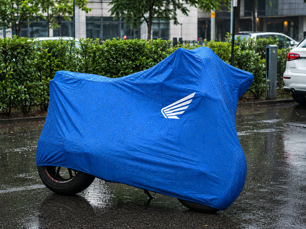Honda Motorcycle Protective Outdoor Cover – Rain, Sun & Dust Resistant