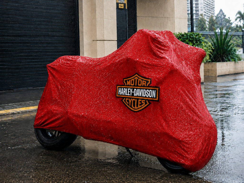 Harley Davidson Motorcycle Protective Outdoor Cover – Rain, Sun & Dust Resistant