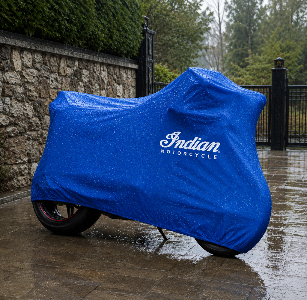 Indian Motorcycle Protective Outdoor Cover – Rain, Sun & Dust Resistant
