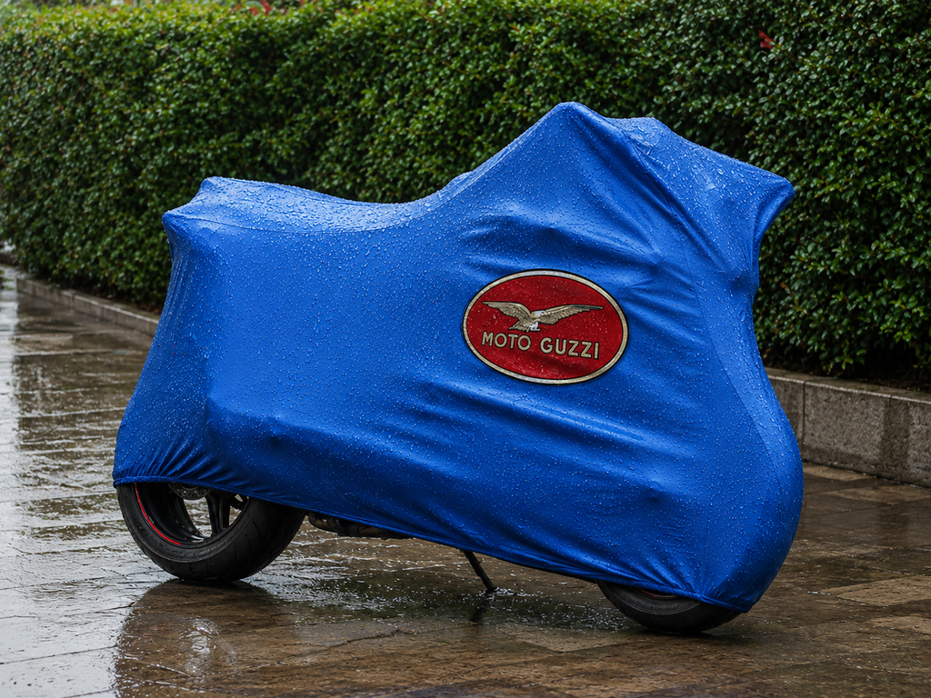 Moto Guzzi Motorcycle Protective Outdoor Cover – Rain, Sun & Dust Resistant
