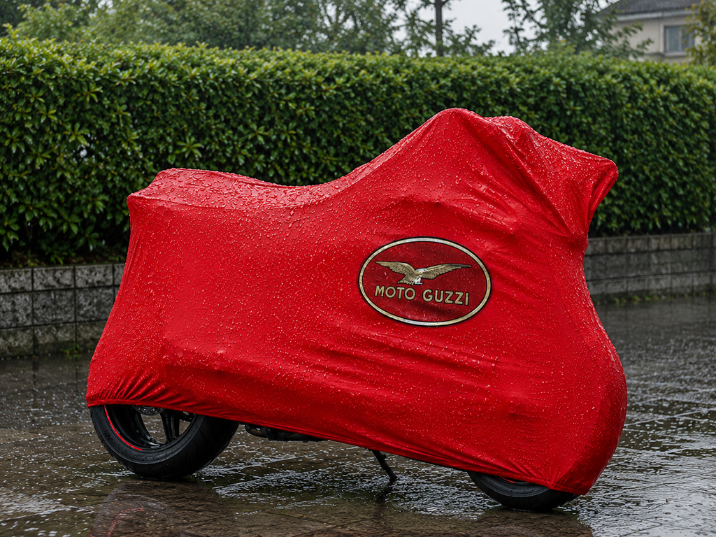 Moto Guzzi Motorcycle Protective Outdoor Cover – Rain, Sun & Dust Resistant