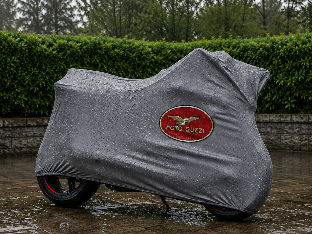 Moto Guzzi Motorcycle Protective Outdoor Cover – Rain, Sun & Dust Resistant