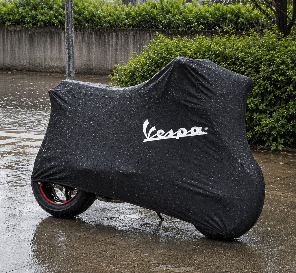 Vespa Motorcycle Protective Outdoor Cover – Rain, Sun & Dust Resistant