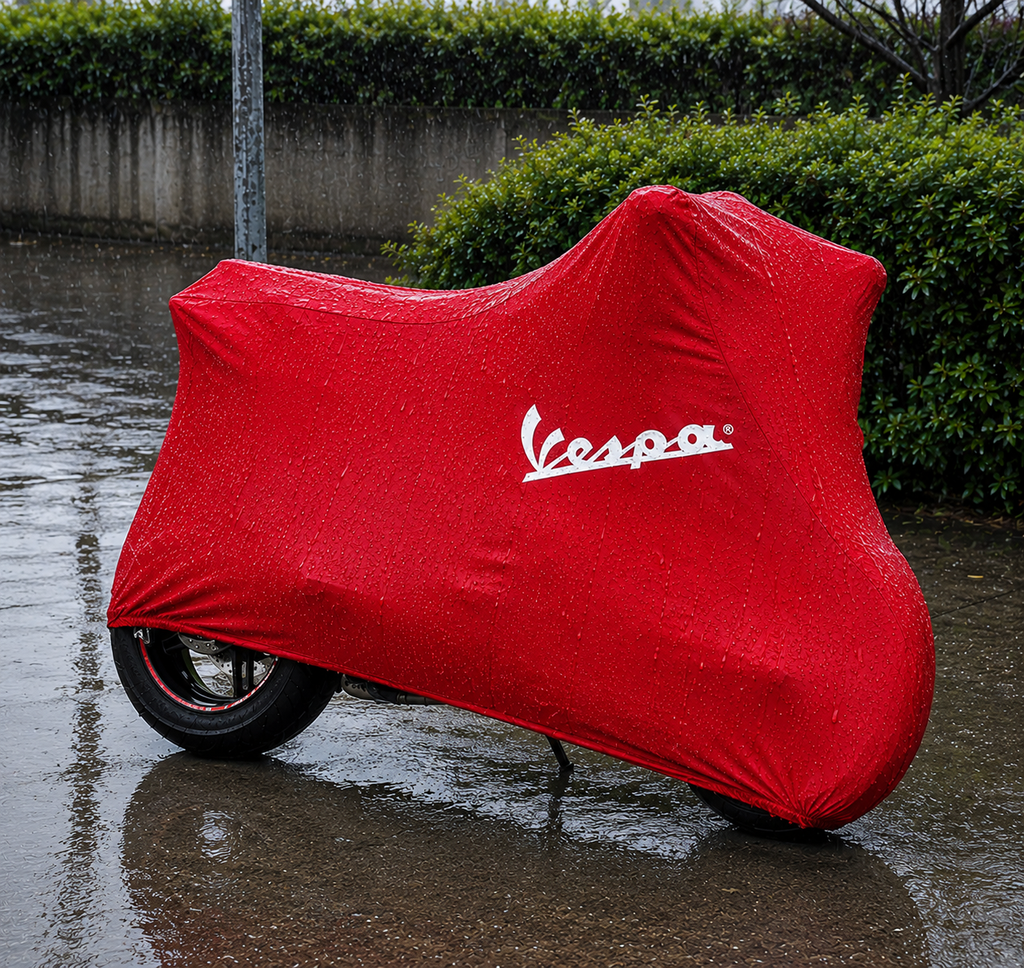 Vespa Motorcycle Protective Outdoor Cover – Rain, Sun & Dust Resistant