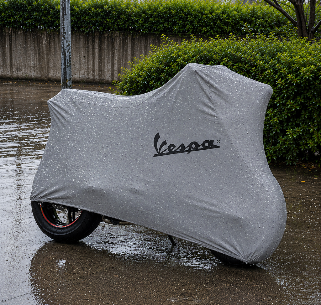 Vespa Motorcycle Protective Outdoor Cover – Rain, Sun & Dust Resistant
