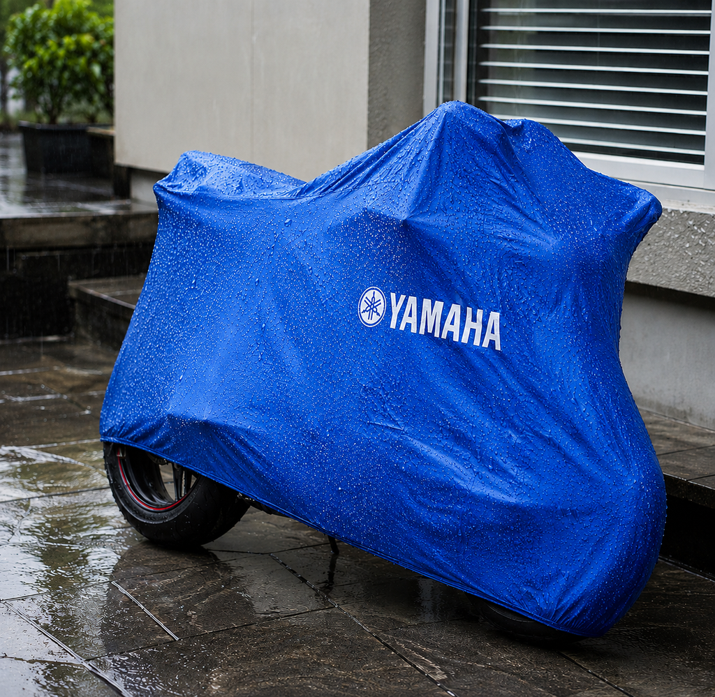 Yamaha Motorcycle Protective Outdoor Cover – Rain, Sun & Dust Resistant