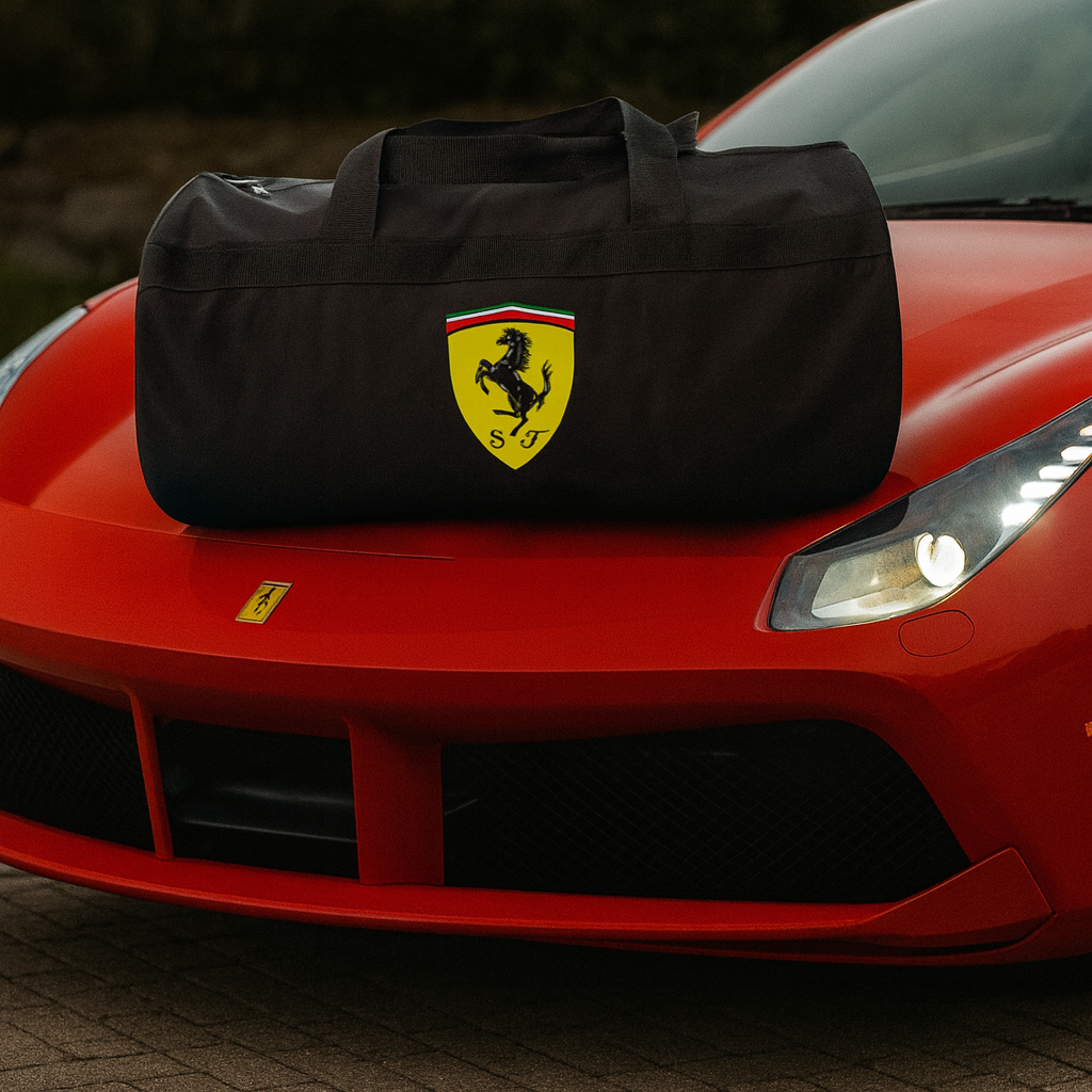 Luxury Ferrari Duffel - Trunk Bag 12" × 20"