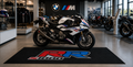 BMW S1000RR Motorcycle Garage Mat – Premium Garage Floor Protection 32x87 Inch