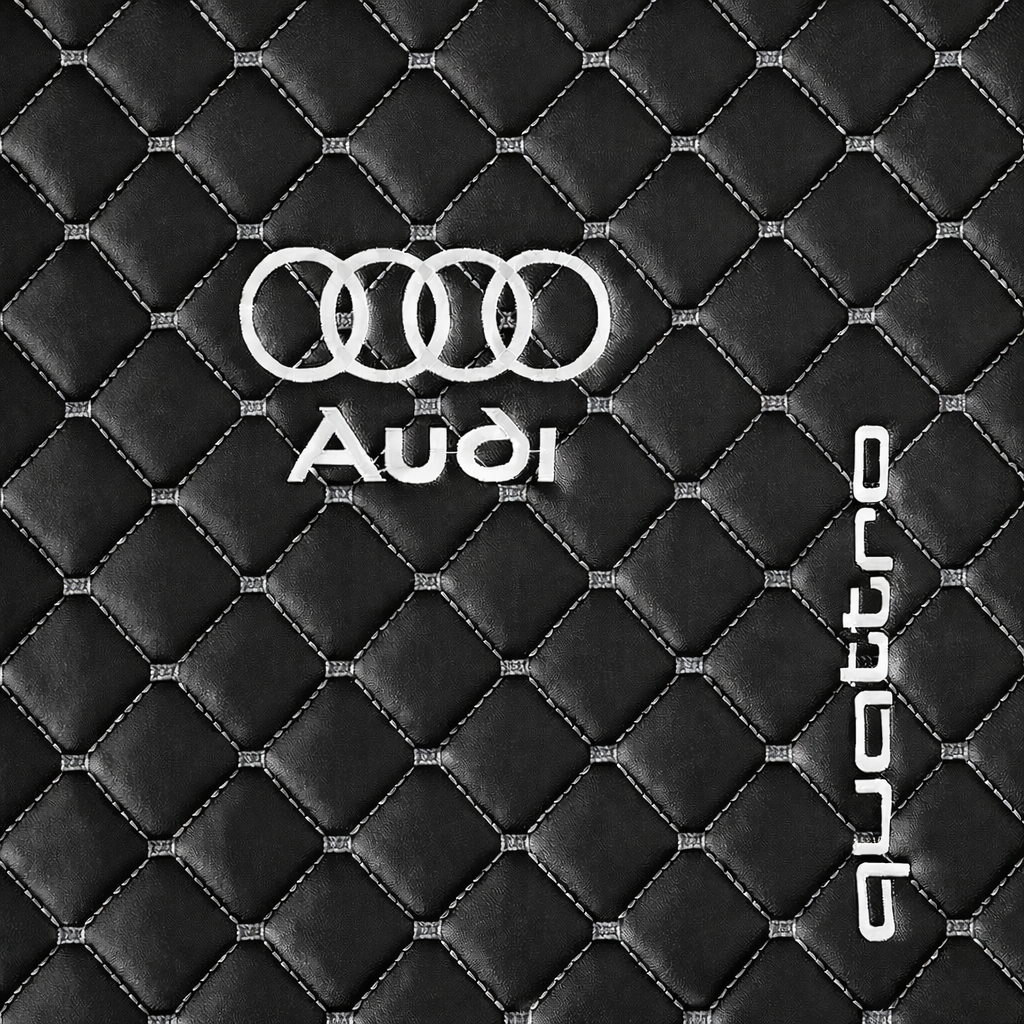 For Audi Quattro Car Floor Mats Custom fit Leather for all Audi Quattro Model Waterproof Carpet Liner