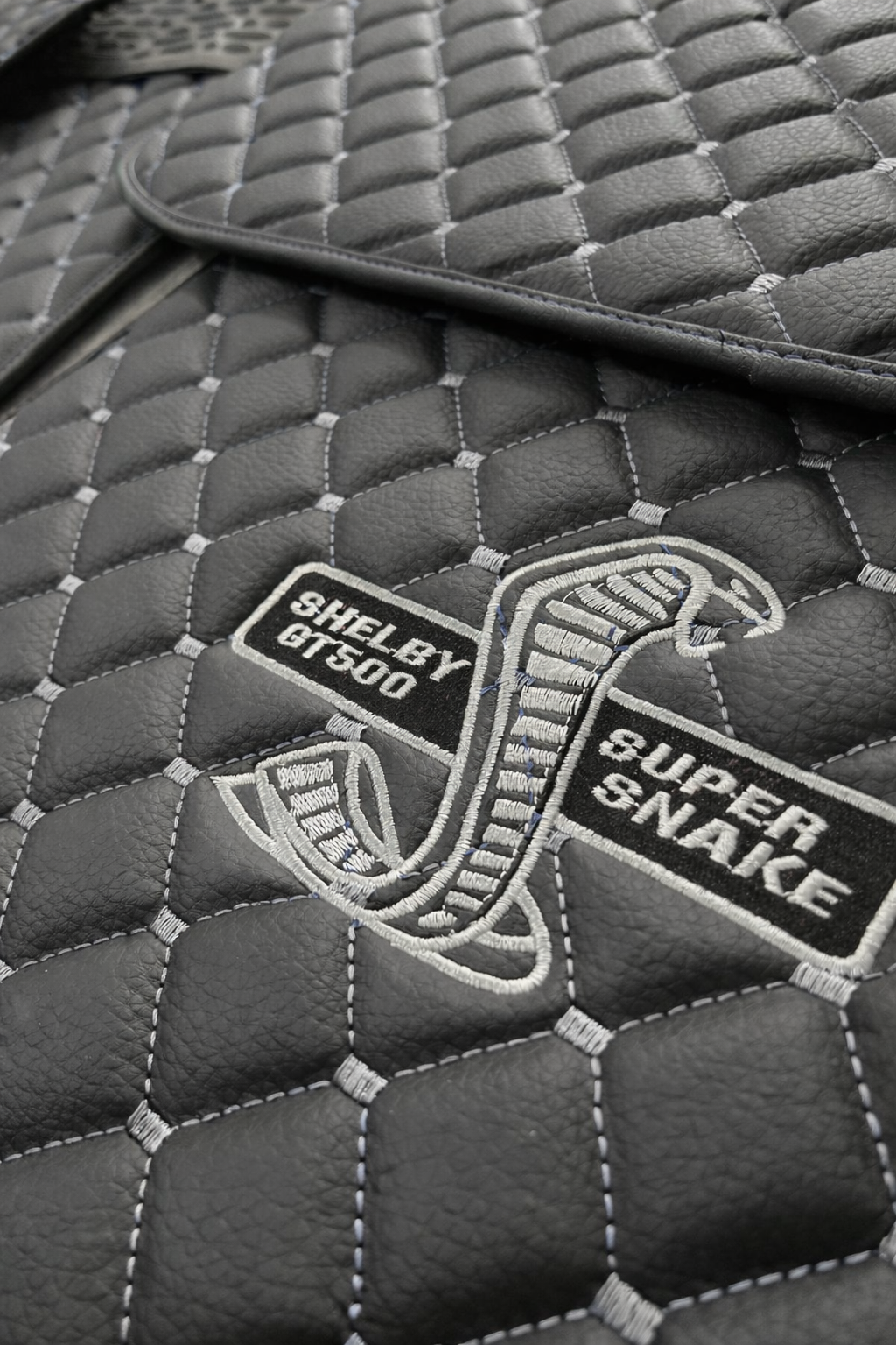 For Shelby GT500 Supersnake Car Floor Mats Custom fit Leather for all Shelby GT500 Supersnake Model Waterproof Carpet Liner