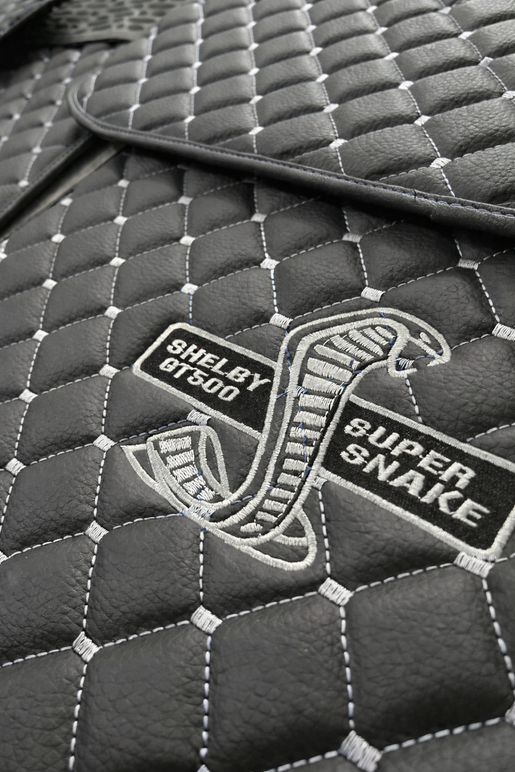 For Shelby GT500 Supersnake Car Floor Mats Custom fit Leather for all Shelby GT500 Supersnake Model Waterproof Carpet Liner