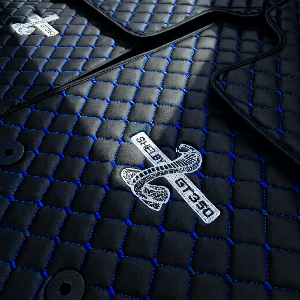 For Shelby GT350 Car Floor Mats Custom fit Leather for all Shelby GT350 Model Waterproof Carpet Liner