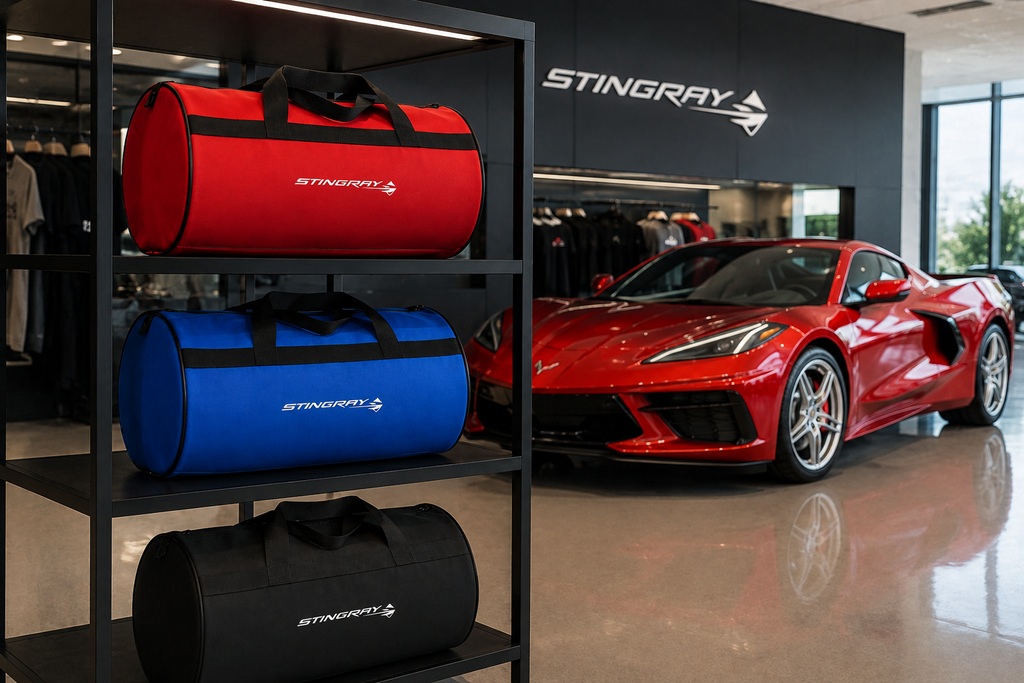 CORVETTE Trunk Bag, 12" × 20"inch ( C8.R-Z06-Jake Skull-Stingray-Z07-Z51-ZR1 )