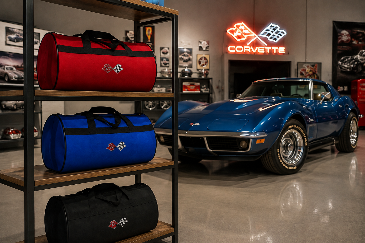 CORVETTE Trunk Bag, 12" × 20"inch ( C1-C2-C3-C4-C5-C6-C7-C8 )