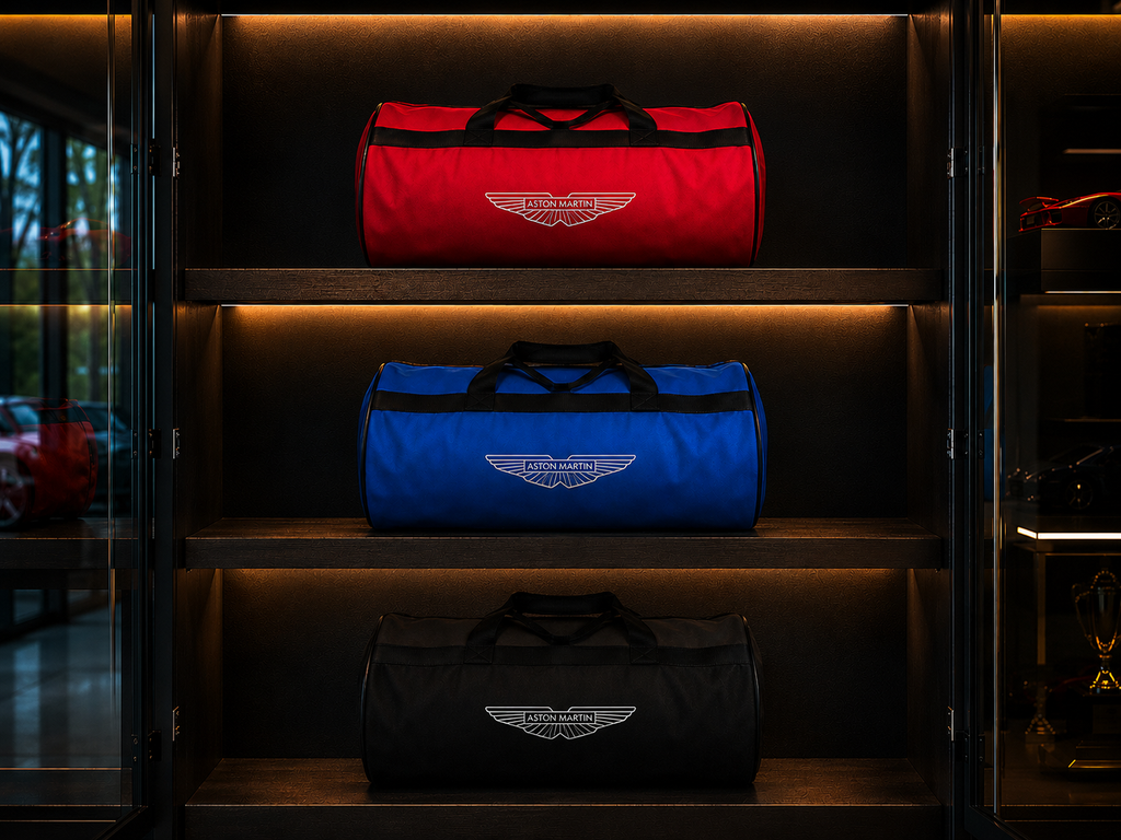 Luxury Aston Martin Duffel - Trunk Bag 12" × 20"