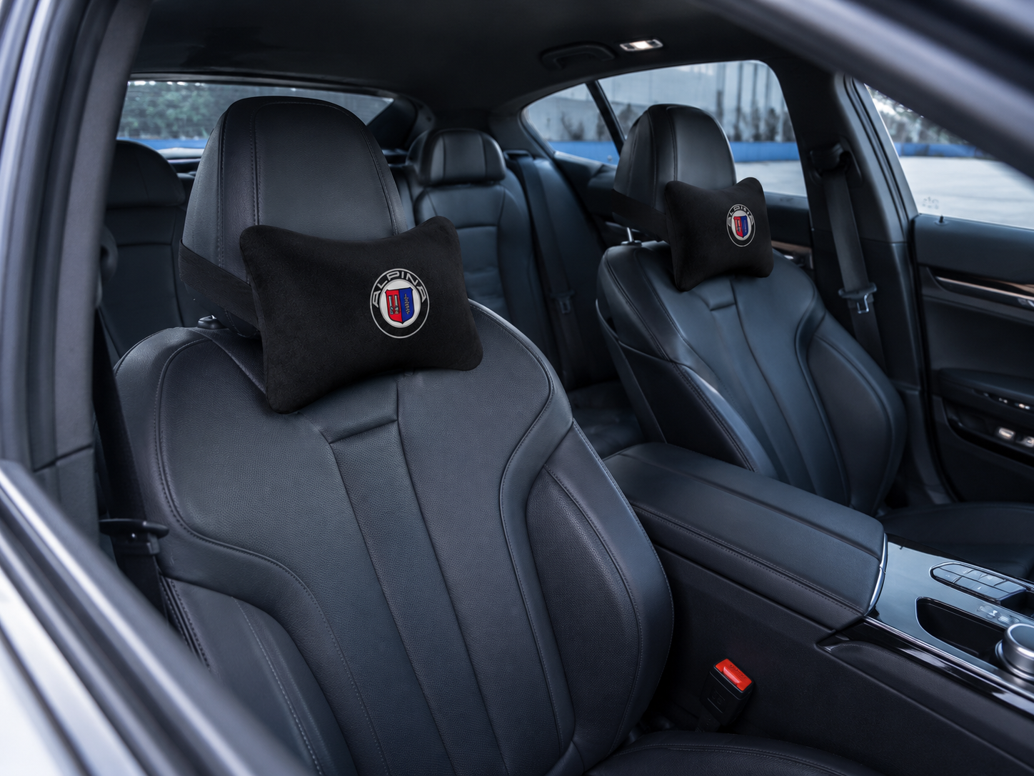 Bmw Alpina Velvet Neck Pillow, 2pcs