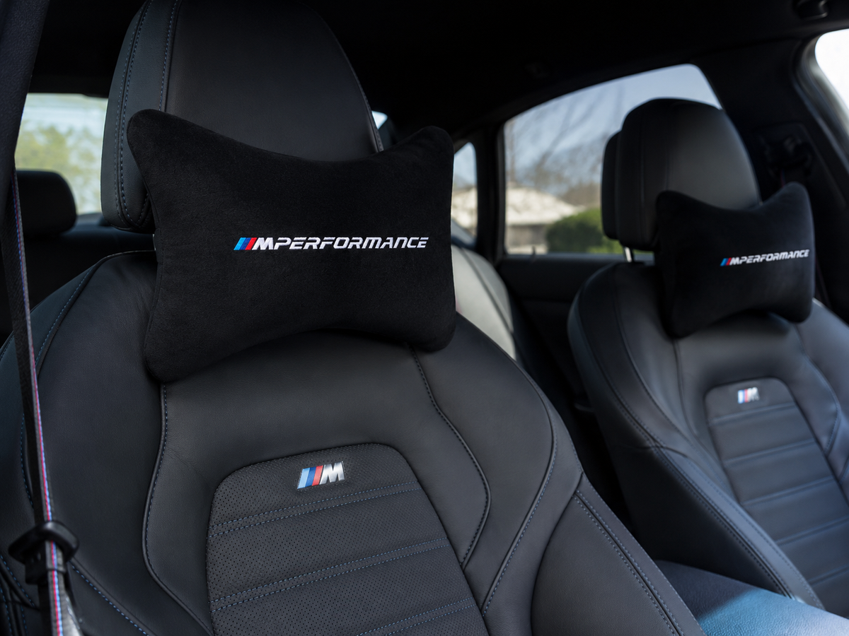 Bmw M3-M4-M5-M6-M8 Velvet Neck Pillow, 2pcs