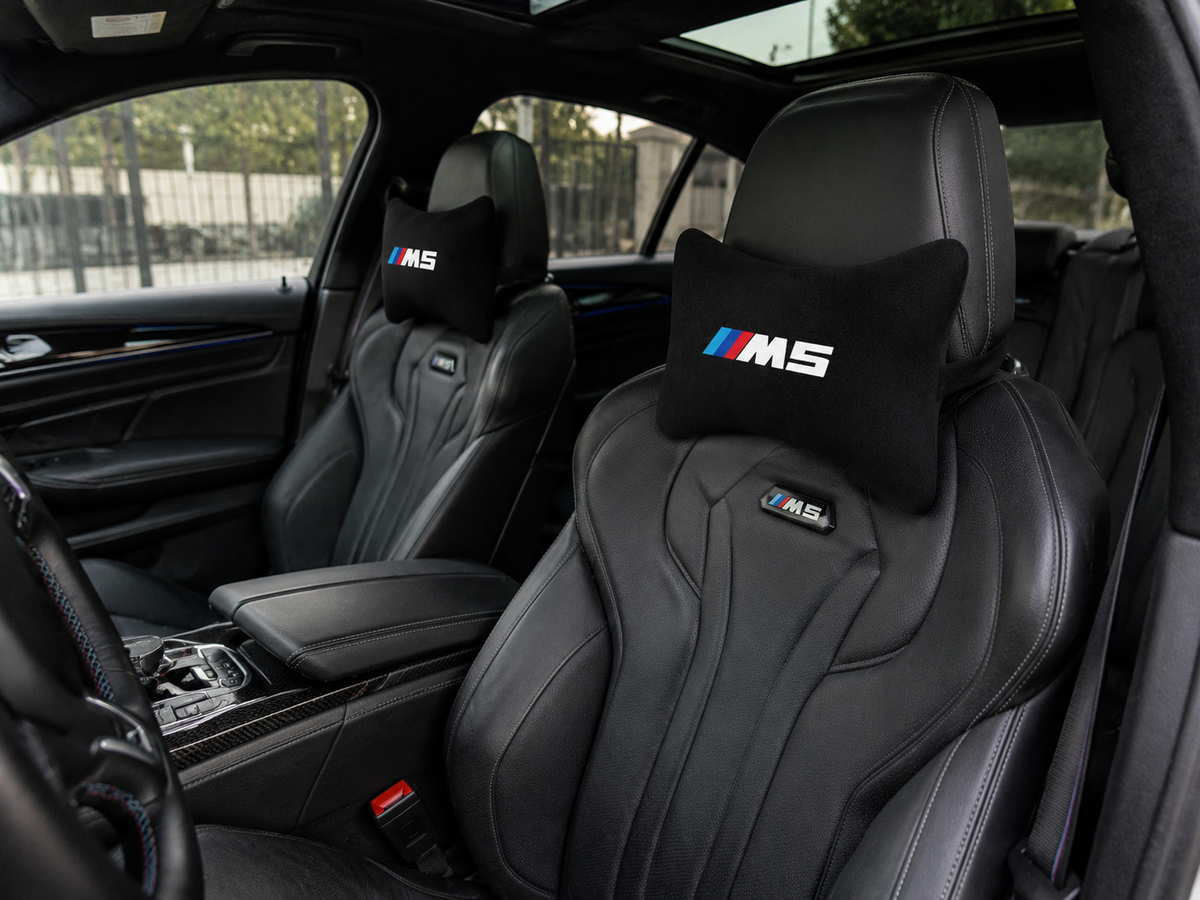 Bmw M3-M4-M5-M6-M8 Velvet Neck Pillow, 2pcs