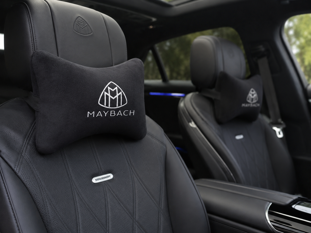 MAYBACH Velvet Neck Pillow, 2pcs